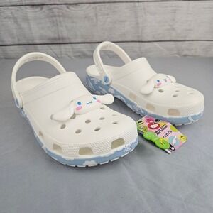Cinnamoroll CROCS Men's Size 13 Hello Kitty and Friends Sanrio NWT